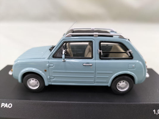 KYOSHO AQUA GRAY NISSAN PAO 1/43 Scale Model Car– Used
