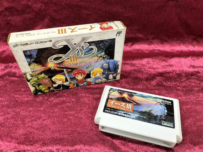 VICTOR Ys III: Wanderers from Ys VFR-Q8-12 Japanese Version -Used