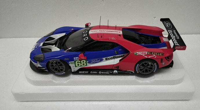 AUTOART #68 1/18 FORD GT 2019 LE MANS 24HR– Used