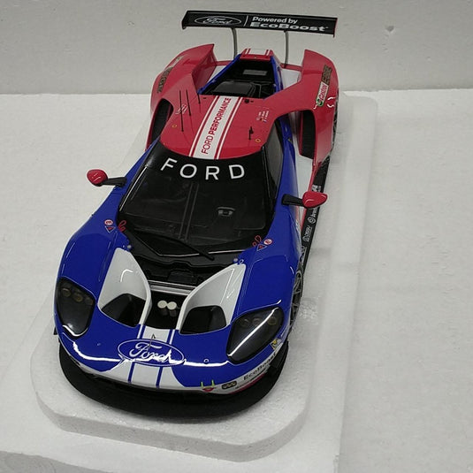 AUTOART #68 1/18 FORD GT 2019 LE MANS 24HR– Used