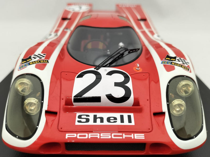 Laden Sie das Bild in Galerie -Viewer, SPARK [18LM71] Porsche 917 K Le Mans Winner 1971 1/18 Scale Car– Used
