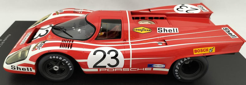 Laden Sie das Bild in Galerie -Viewer, SPARK [18LM71] Porsche 917 K Le Mans Winner 1971 1/18 Scale Car– Used
