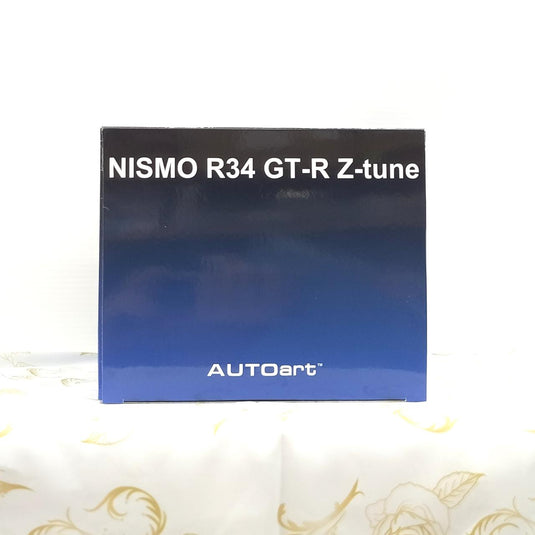 AUTOart Nismo R34 GT-R Z-TUNE Midnight Purple 1/18 Diecast Car– Used