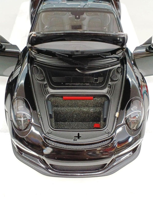 AUTOart Porsche 911 (991) GT3 RS Black 1/18 Scale Car– Used