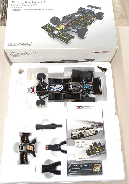TSM 1977 LAUNCH VERSION #5 Lotus Type 78 1/18 Scale Car– Used
