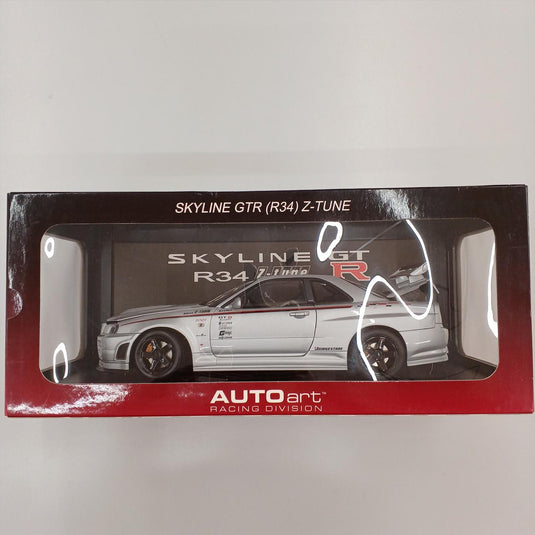 AUTOart 1/18 SKYLINE GTR (R34) Z-TUNE Scale Model - Used