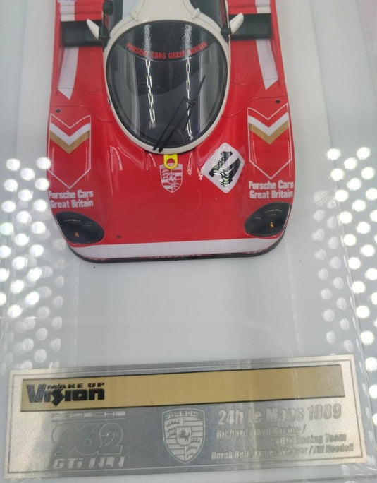 MAKE UP VISION Porsche 962C 24H LE MANS 1989 1/43 Scale– Used