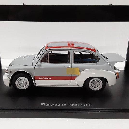 AUTOart Fiat Abarth 1000 TCR (Gray/Red) 1/18 Scale Diecast Car– Used