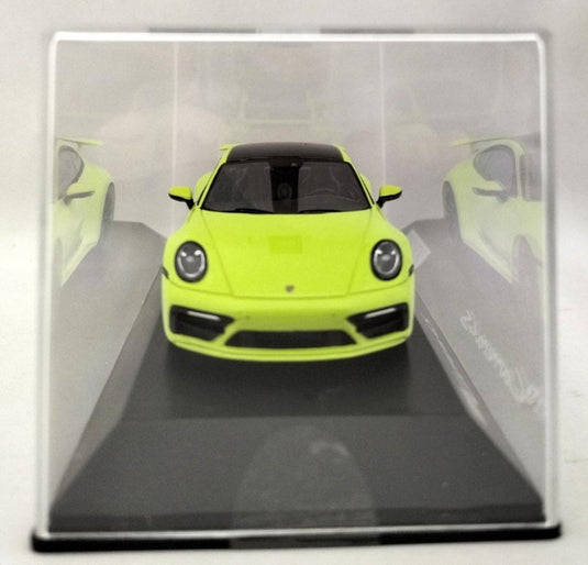 SPARK Porsche 911 Carrera 4S Coupe (992) Aero Kit 2019 Acid Green 1/43– Used