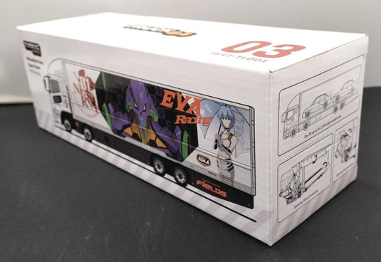 TARMAC WORKS 1/64 EVA RACING Mitsubishi Fuso Super Great Truck– Used