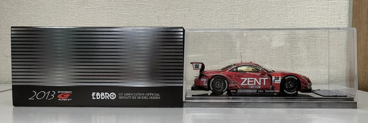 EBBRO 20th GT500 2013 Champion ZENT CERUMO LEXUS SC430 1/43 Scale– Used