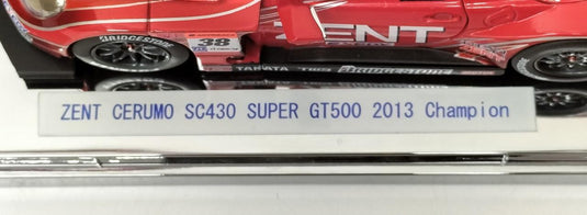 EBBRO 20th GT500 2013 Champion ZENT CERUMO LEXUS SC430 1/43 Scale– Used