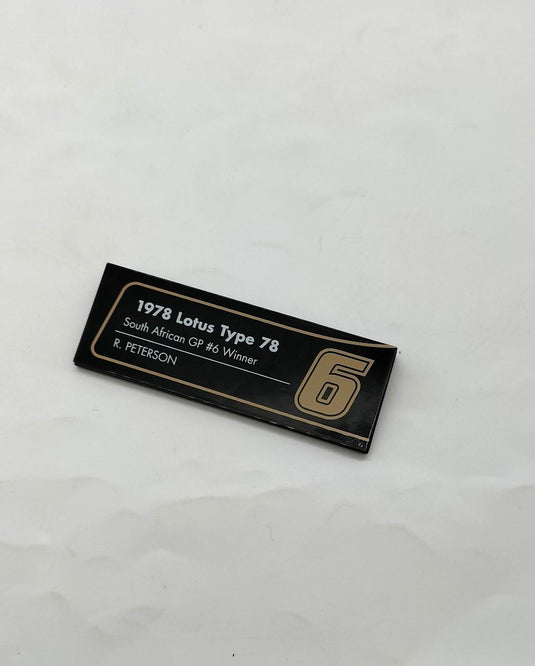 TSM 1978 LOTUS TYPE 78 SOUTH AFRICAN GP 1/18 Scale Car– Used