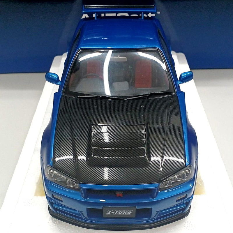 Cargue la imagen en el visor de la galería, AUTOART 77460 NISMO R34 GT-R 1/18 Scale Car– Used
