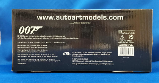 AUTOart JAMES BOND "The Spy Who Loved Me" LOTUS SUBMARINE 1/18 Diecast– Used