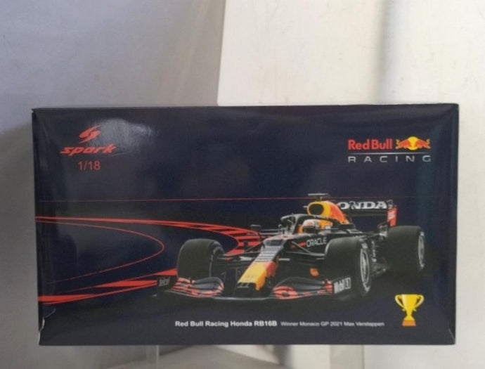 SPARK 1/18 REDBULL RACING HONDA RB16B Scale Car– Used