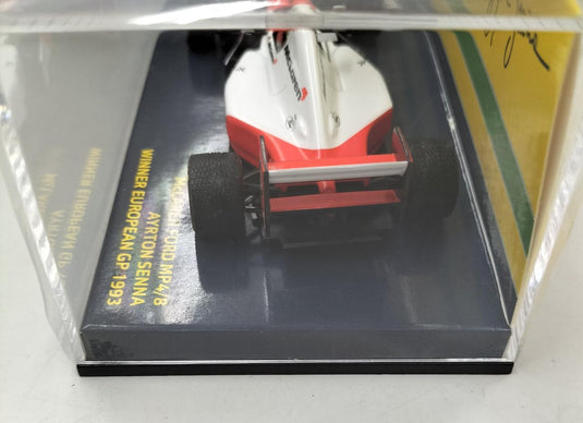 MINICHAMPS McLaren FORD MP4/8 1/43 AYRTON SENNA Scale Car– Used