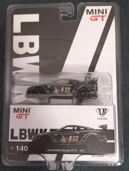 MINI GT [Unopened] NISSAN GT-R JPS 1/64 Scale Car– Used