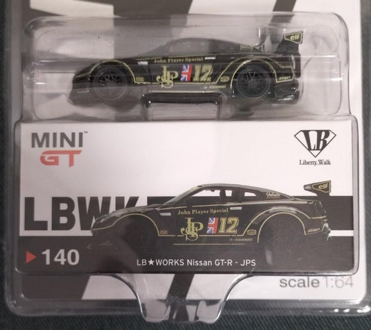 MINI GT [Unopened] NISSAN GT-R JPS 1/64 Scale Car– Used