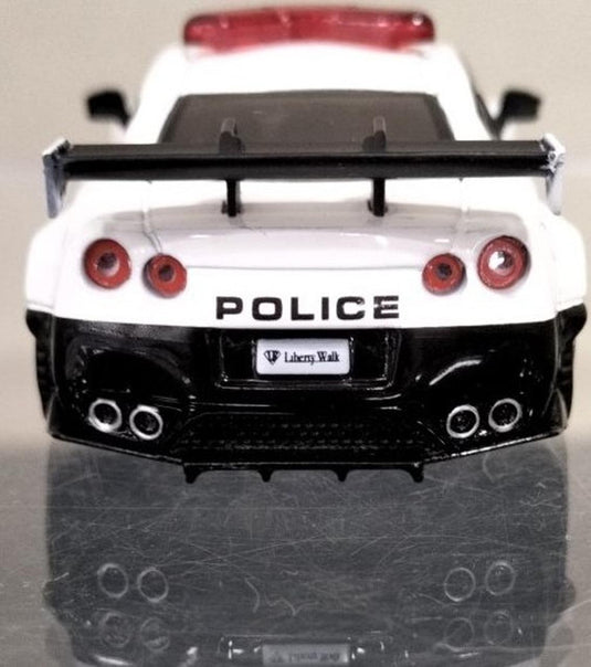 MINI GT NISSAN GT-R R35 POLICE CAR 1/64 Scale Car– Used