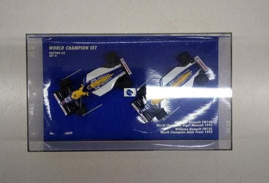 MINICHAMPS Williams Renault World Champion 1992/1993 1/43 Scale Car– Used