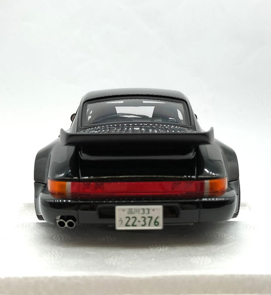 AUTOart Porsche 911 (930) Turbo "Blackbird" 1/18 Scale Model Car– Used