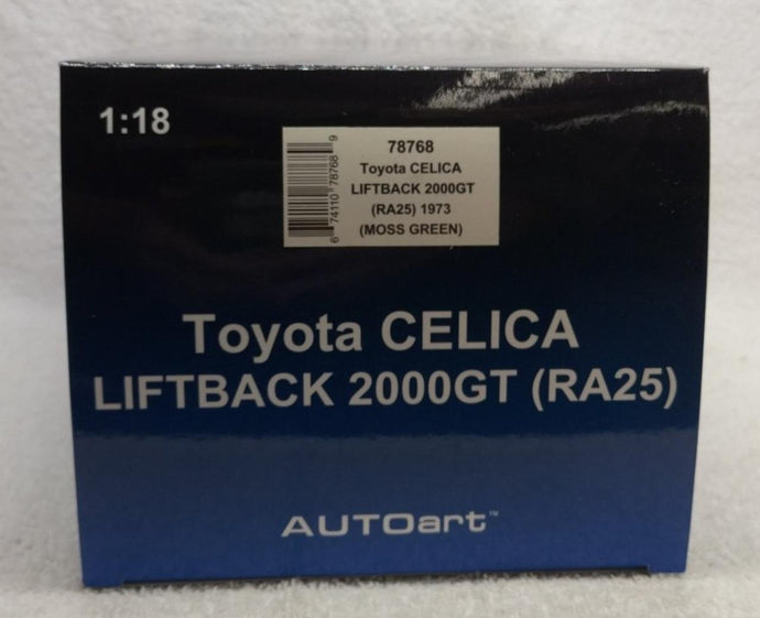 AUTOart Toyota Celica Liftback 2000GT (RA25) 1/18 Scale Car– Used