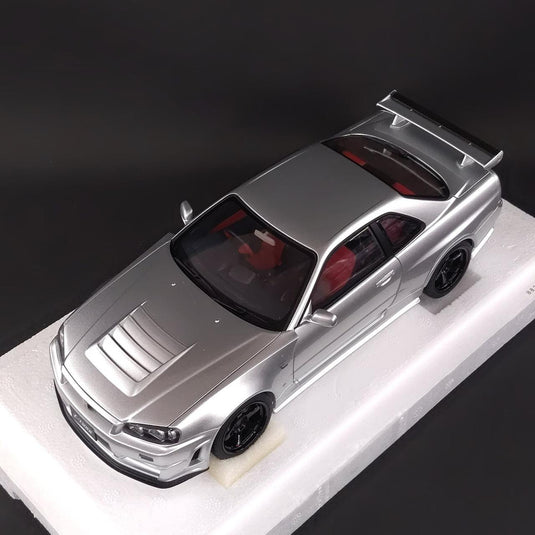 AUTOart NISMO R34 GT-R Z-TUNE (with Display Case) 1/18 Diecast Car– Used