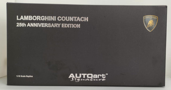 AUTOart 1/18 Lamborghini Countach 25th Anniversary (Red) Scale Car– Used