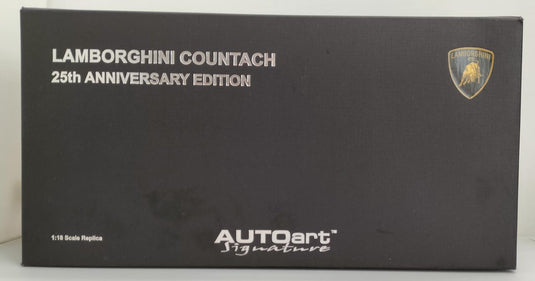 AUTOart 1/18 Lamborghini Countach 25th Anniversary (Red) Scale Car– Used