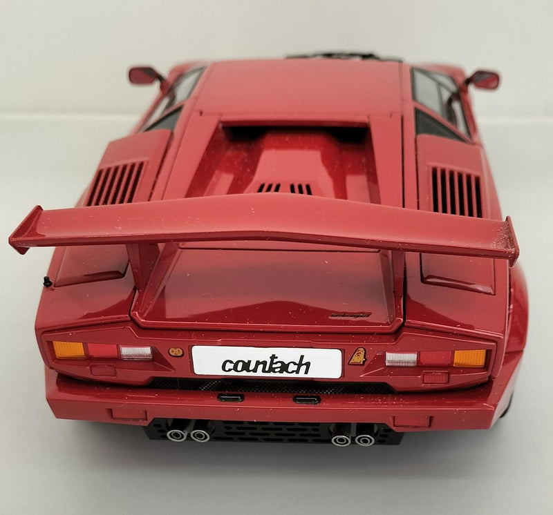 Laden Sie das Bild in Galerie -Viewer, AUTOart 1/18 Lamborghini Countach 25th Anniversary (Red) Scale Car– Used
