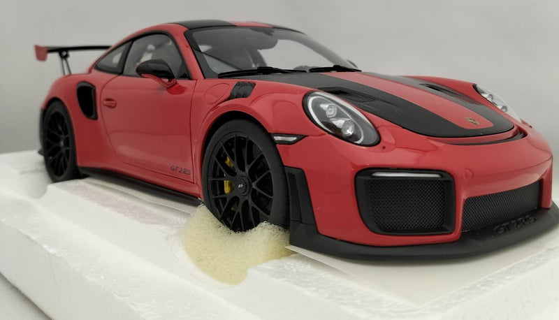 Load image into Gallery viewer, AUTOart [78173] 1/18 Porsche 911 (991.2) GT2 RS Weissach Package Scale Car– Used
