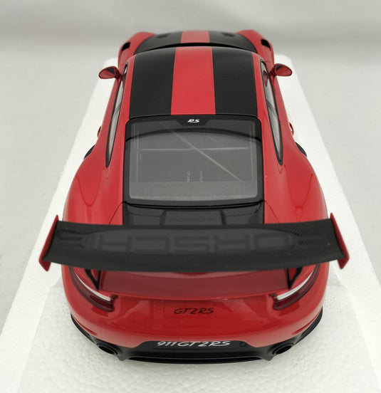 AUTOart [78173] 1/18 Porsche 911 (991.2) GT2 RS Weissach Package Scale Car– Used