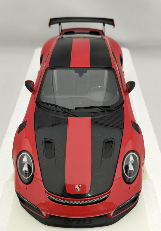 AUTOart [78173] 1/18 Porsche 911 (991.2) GT2 RS Weissach Package Scale Car– Used