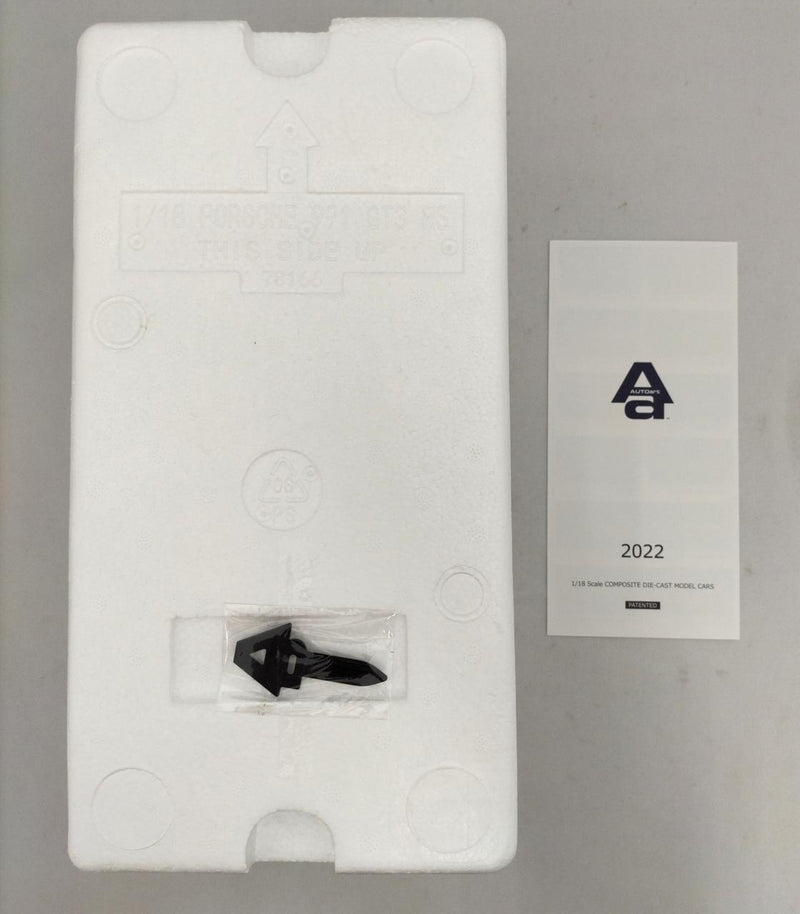 Load image into Gallery viewer, AUTOart [78173] 1/18 Porsche 911 (991.2) GT2 RS Weissach Package Scale Car– Used
