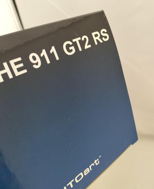 AUTOart [78173] 1/18 Porsche 911 (991.2) GT2 RS Weissach Package Scale Car– Used