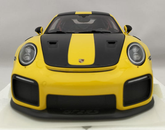AUTOart [78172] 1/18 Porsche 911 (991.2) GT2 RS Weissach Package Scale Car– Used