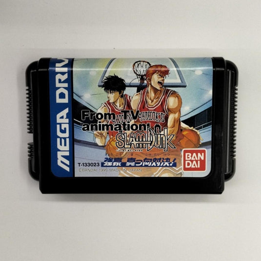 BANDAI TV Anime Slam Dunk: Kyougou Makkou Taiketsu! Mega Drive soft Japanese Version -Used