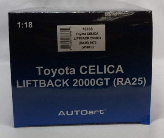 AUTOART 78766 Toyota Celica Liftback 2000 GT 1/18 Scale Model Car– Used