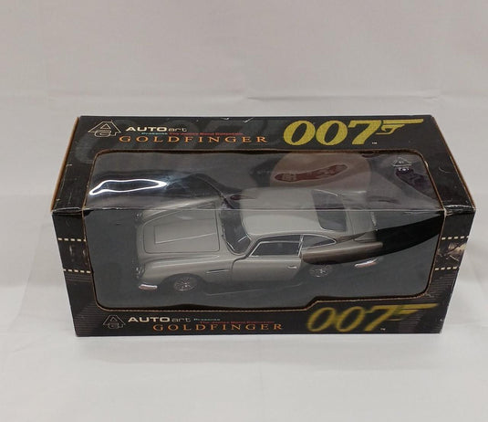 AUTOart Aston Martin DB5 007 GOLD FINGER 1/18 Scale Model Car– Used