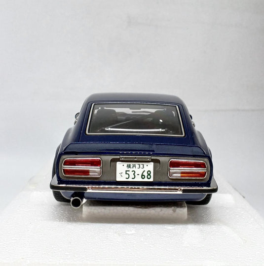 AUTOart "Devil Z" Midnight Blue Nissan Fairlady Z (S30) 1/18 Scale Model Car– Used