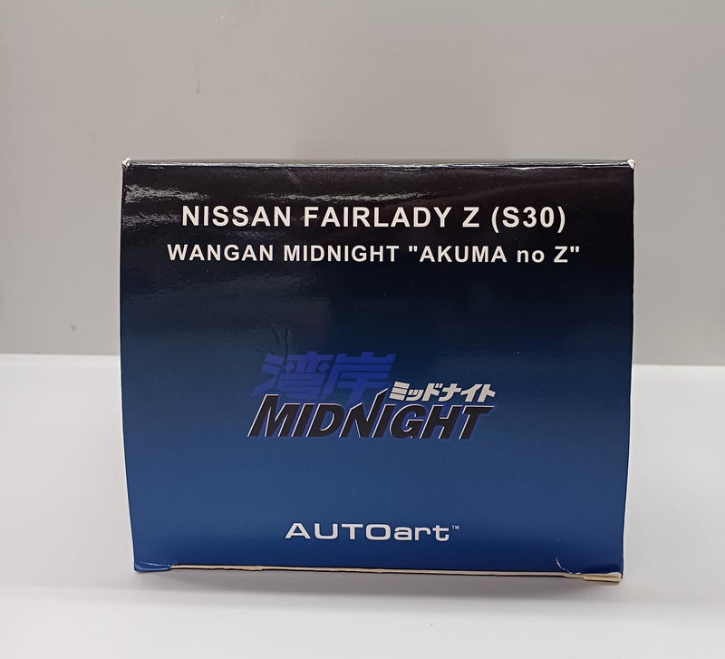 Laden Sie das Bild in Galerie -Viewer, AUTOart &quot;Devil Z&quot; Midnight Blue Nissan Fairlady Z (S30) 1/18 Scale Model Car– Used
