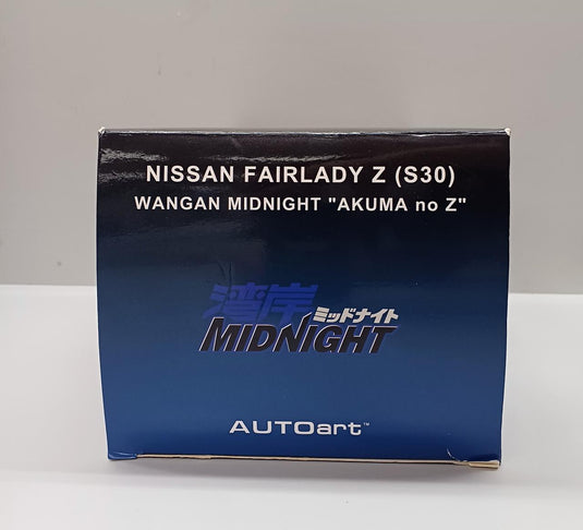 AUTOart "Devil Z" Midnight Blue Nissan Fairlady Z (S30) 1/18 Scale Model Car– Used