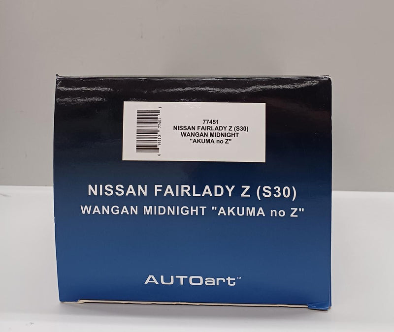 Laden Sie das Bild in Galerie -Viewer, AUTOart &quot;Devil Z&quot; Midnight Blue Nissan Fairlady Z (S30) 1/18 Scale Model Car– Used

