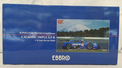 EBBRO 1/18 Calsonic Impul GT-R 2014 Fuji Speedway SUPER GT