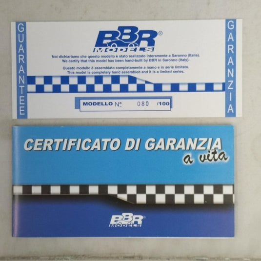 BBR MODELS 1/43 Ferrari 360 Modena N/GT Scale Model Car