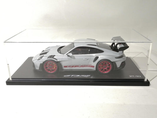 SPARK 1/18 Porsche 911 (992) GT3 Ice Grey Metallic– Used
