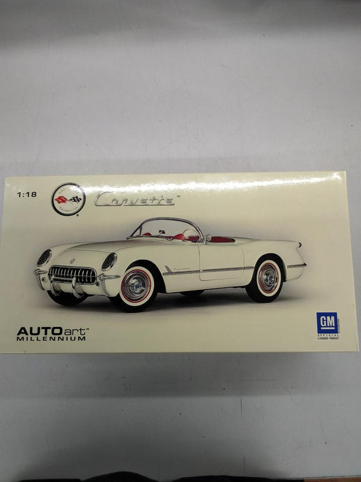 AUTOART 1/18 CHEVROLET CORVETTE 1953 (Polo White)– Used