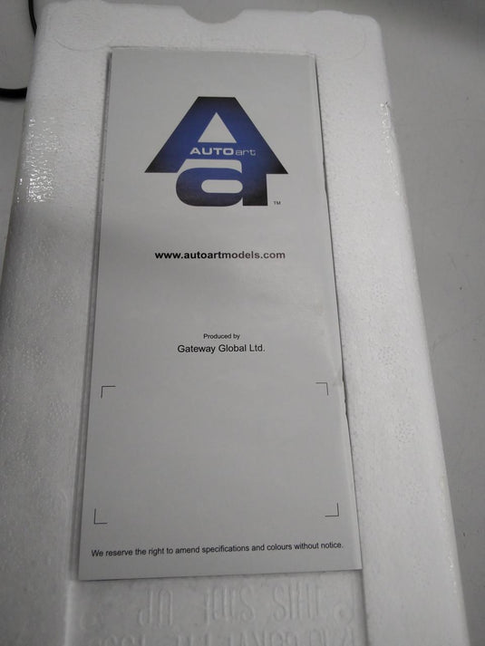 AUTOART 1/18 CHEVROLET CORVETTE 1953 (Polo White)– Used