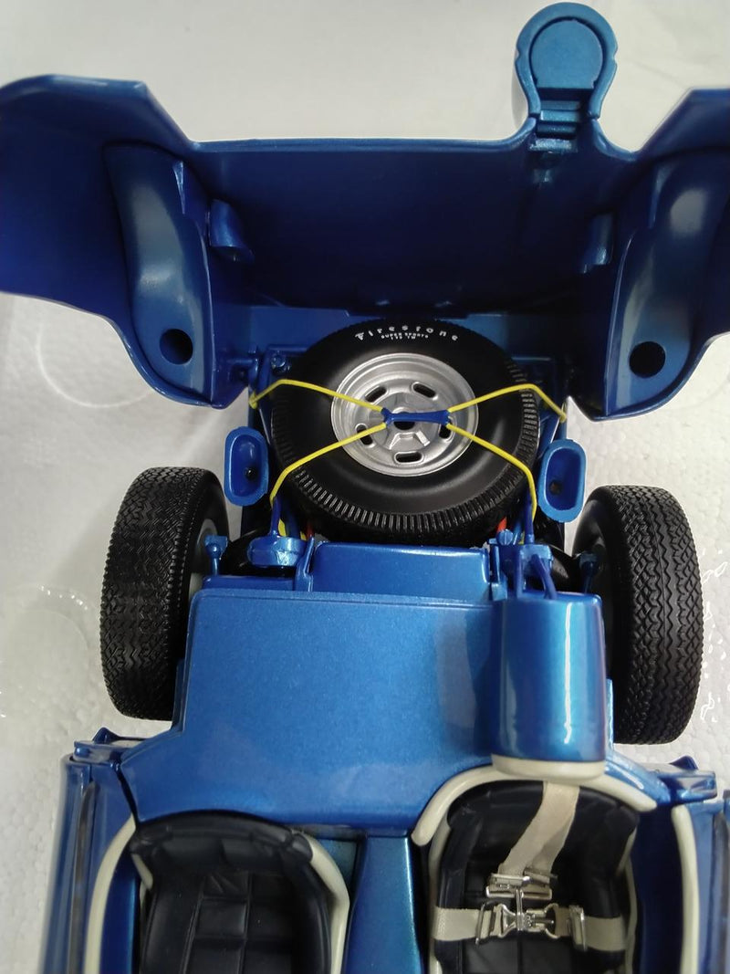 Carica immagine in Galleria Viewer, AUTOart 1/18 CHEVROLET CORVETTE SS 1957 (Blue)– Used
